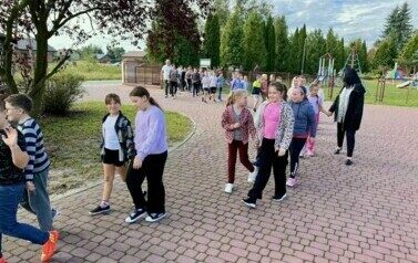 Pr&oacute;bna ewakuacja w naszej szkole 1