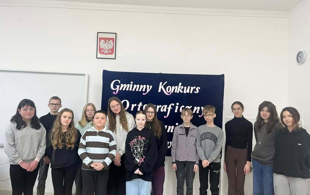 Zdjęcie do I Gminny Konkurs Ortograficzny pod hasłem &bdquo;Zakochani w słowach&rdquo;.