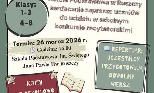 Zdjęcie do Konkurs recytatorski