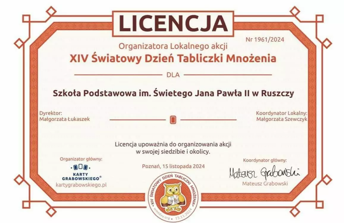 Zdjęcie do Światowy Dzień Tabliczki Mnożenia